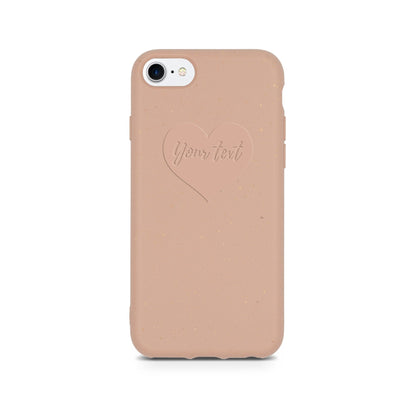 Biodegradable Personalized Phone Case - Pastel Pink