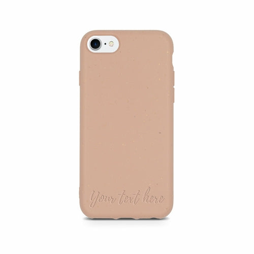 Biodegradable Personalized Phone Case - Pastel Pink