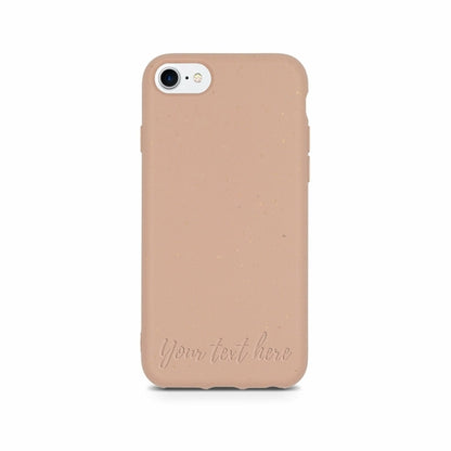 Biodegradable Personalized Phone Case - Pastel Pink