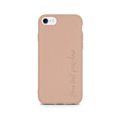 Biodegradable Personalized Phone Case - Pastel Pink