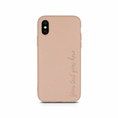 Biodegradable Personalized Phone Case - Pastel Pink