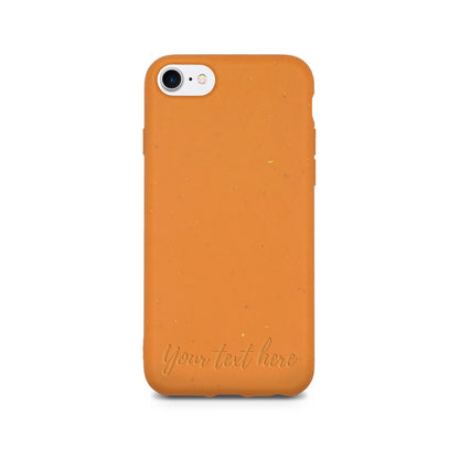 Biodegradable Personalized Phone Case - Orange