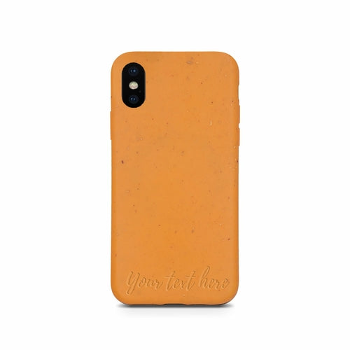 Biodegradable Personalized Phone Case - Orange