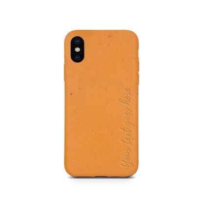 Biodegradable Personalized Phone Case - Orange