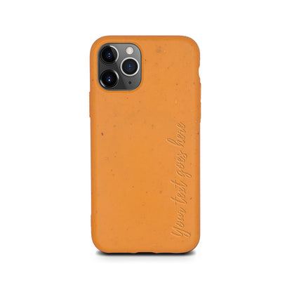 Biodegradable Personalized Phone Case - Orange